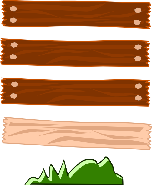 Wood Clipart Kayu - Wood Street Sign Png (486x594)