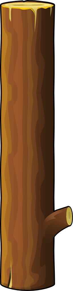 Wood Clipart Tree Stem - Plywood (257x1015)
