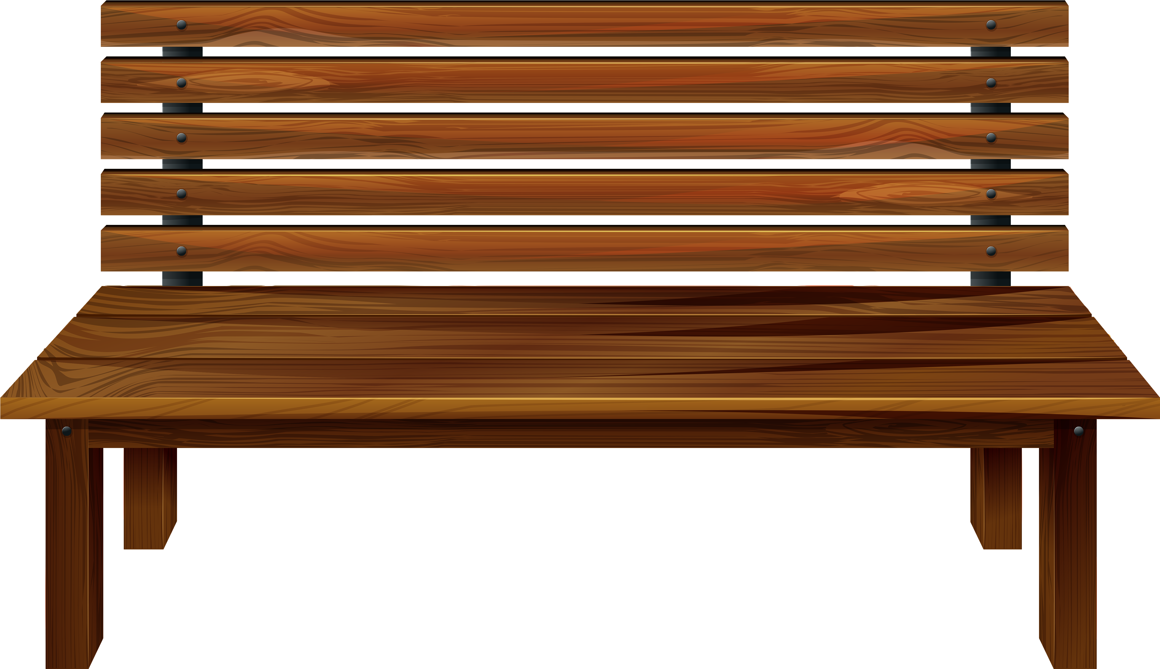 Wood Clipart School Bench - Wooden Bench Png (4000x2312)