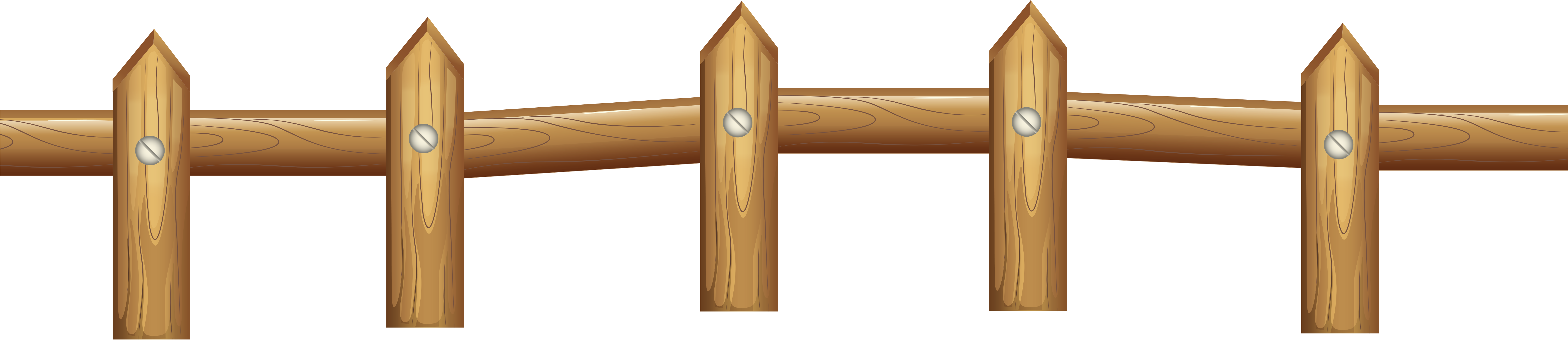 Ranch Clipart Wood Fence - Wooden Fence Clipart (6992x1620)