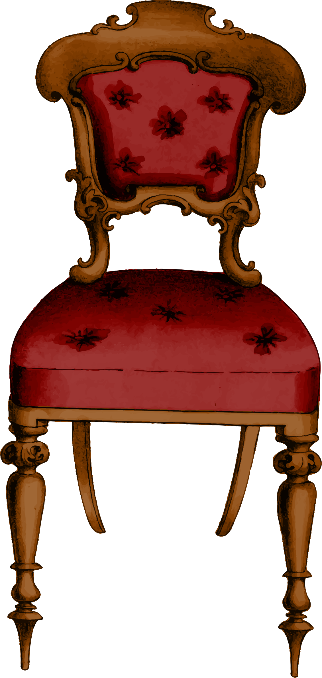 Wood Clipart Black And White Download - Chair (1130x2378)