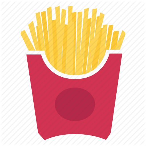 Finger Chips, French Fries, Fried, Fries, Junk Food, - French Fries (512x512)