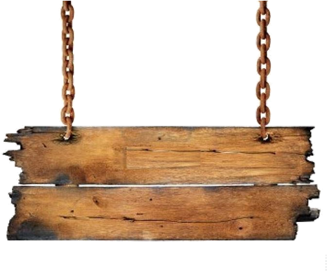 Hanging Wooden Sign Clipart Download - Wooden Sign Template (567x385)
