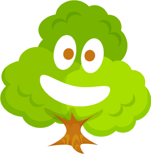 Talking Smiley Face - ต้นไม้ Png (531x748)