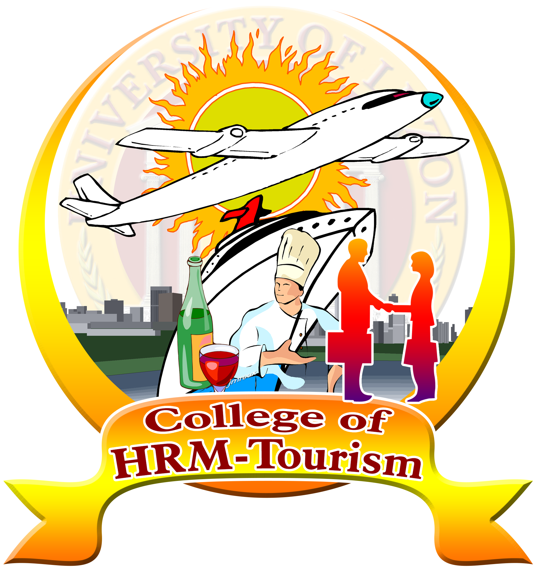 Beverage Clipart Hotel And Restaurant Management - Hrm Tourism Logo (1960x2192)