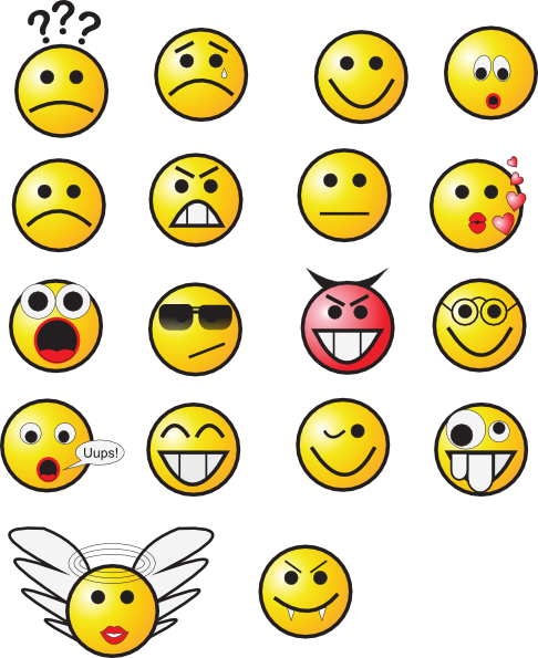 Smiley Face Happy Face - Smiley (486x595)