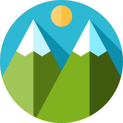 Computer Icons Nature - Mountain In Circle Transparent (512x512)