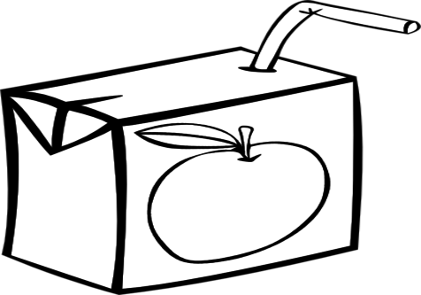Food Coloring Pages For Preschoolers Canned Clipart - Clip Art Of Juice (476x333)