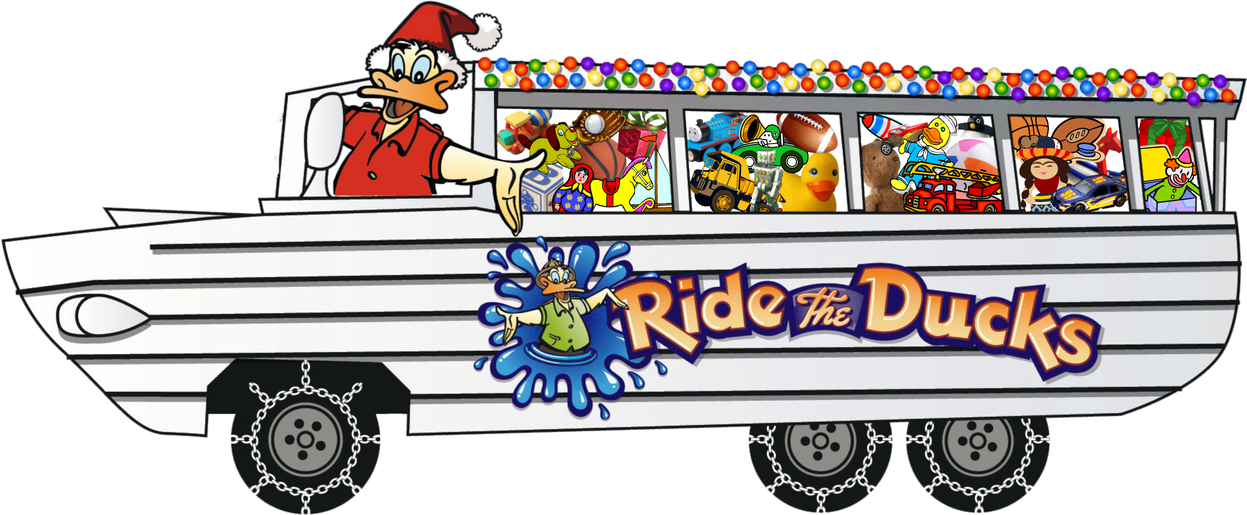Stuff The Duck - Ride The Ducks Newport (2550x1102)