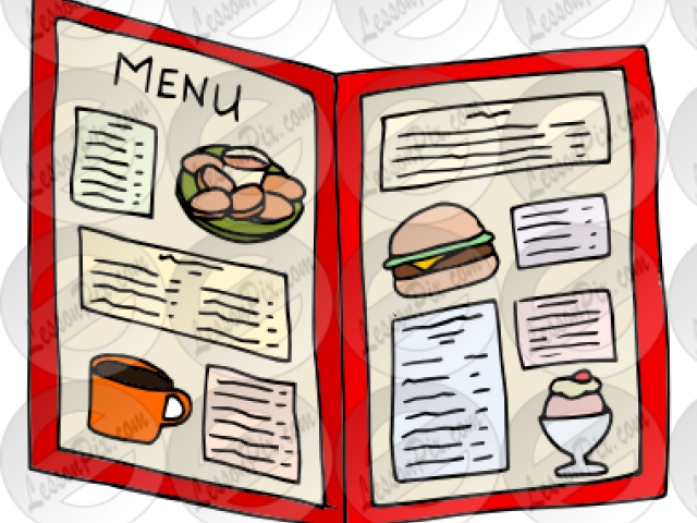 Restaurant Menu Clipart - Menu Clipart (640x480)