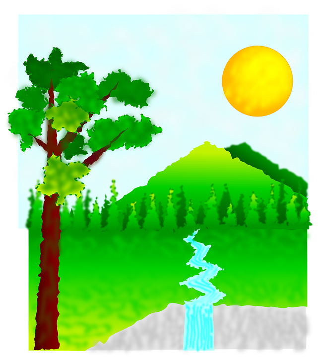 Sun Mountain Cliparts 6, Buy Clip Art - Natural Resources Clip Art (641x720)
