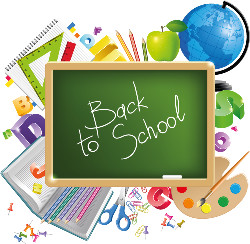 School Transparent Background - Back To School Png (500x500)