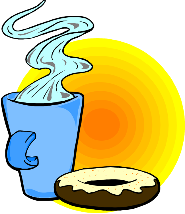 Darien Doughnutnot Just - Donuts And Coffee Png (650x750)