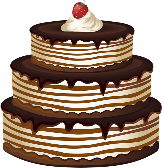 Cake Png Clip Art Transparent Image - Cake Clipart Transparent (579x600)