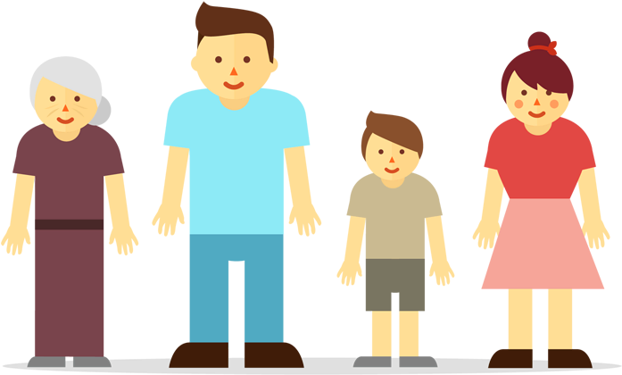 Who Can Use My Healthy Plate - Healthy People Cartoon Png (720x438)