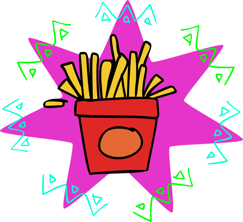 French Fries Junk Food Potato Clip Art - French Fries Junk Food Potato Clip Art (819x750)