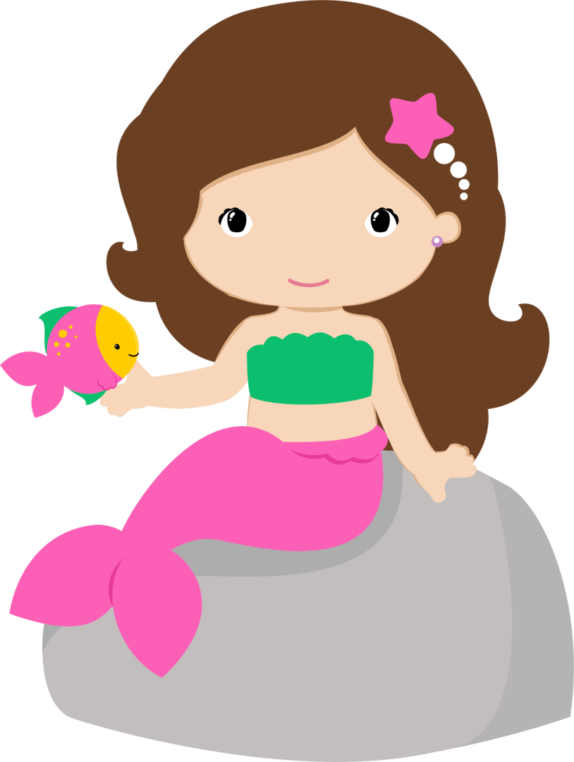 Doğumgünü Partileri, Doğum Günü Partisi Fikirleri, - Cute Mermaid Clipart (814x1080)