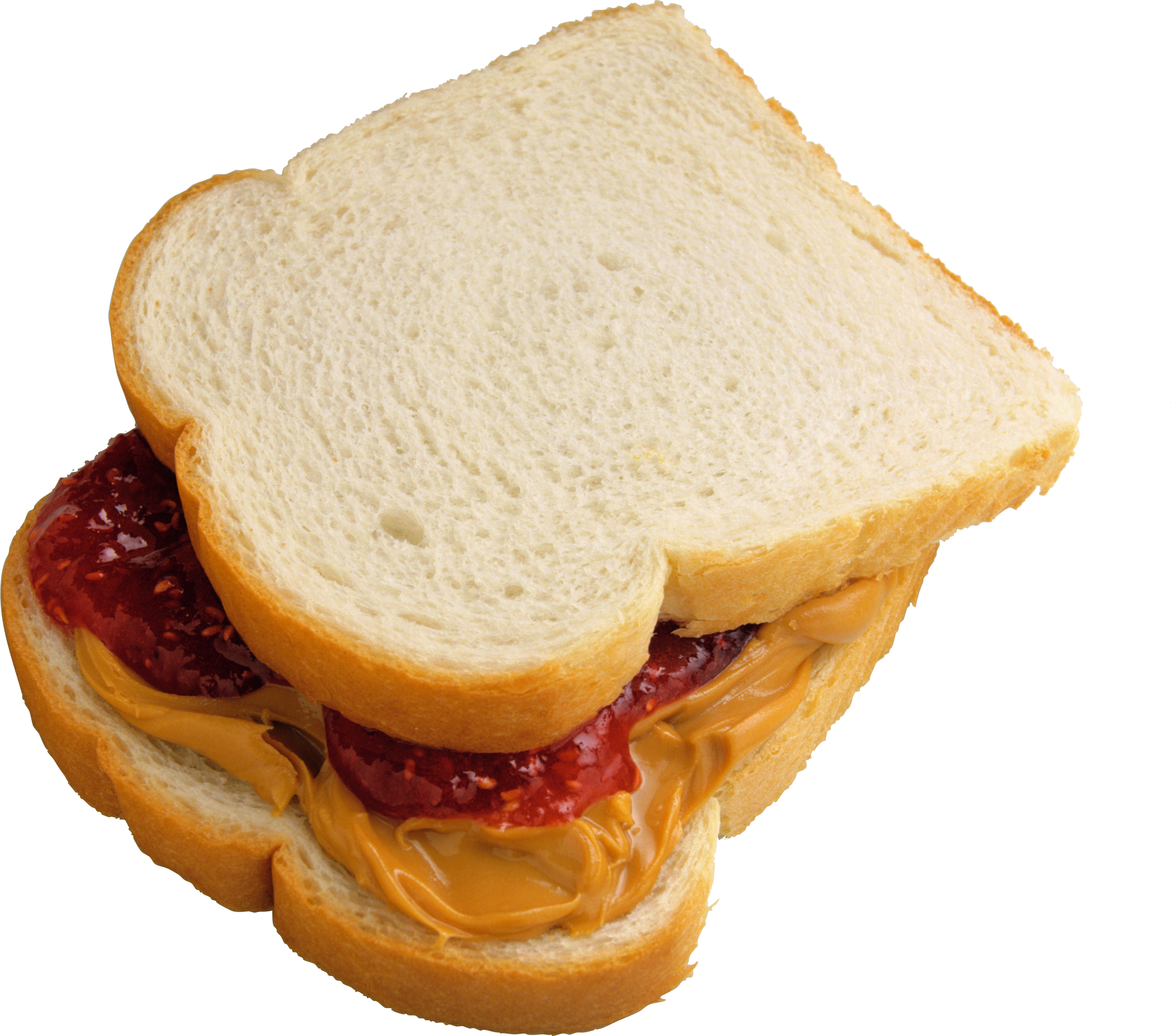 Sandwich Png Image - Peanut Butter And Jelly Sandwich Png (2847x2519)