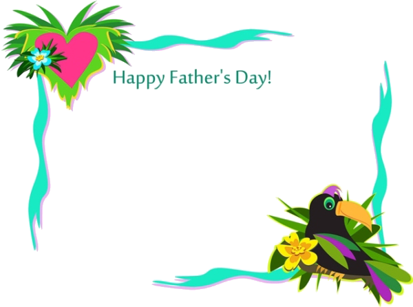 Borders And Frames Fathers Day Clip Art - Borders And Frames Fathers Day Clip Art (600x446)
