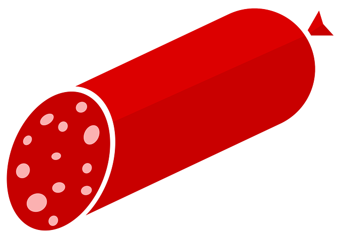 Salami Clip Art (1280x1280)