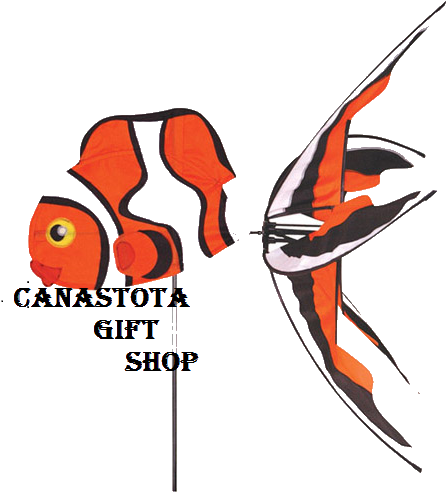 Clown Fish Aquatic Life Spinners Upc - Aquatic Life Wind Spinner - Clown Fish (500x500)