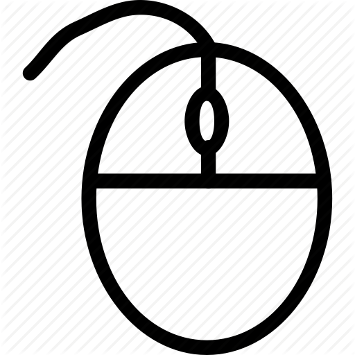 Arrow, Click, Communication, Computer Mouse, Cursor, - Computer Mouse Line Drawing (512x512)