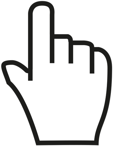 Computer Mouse Pointer Cursor Icon - Cursor Mano Png (512x512)
