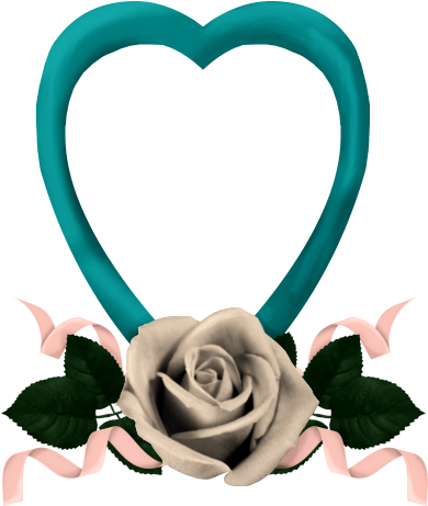 Clipart Heart - Art Print: Wolk's Vintage Rose Ii, 30x30cm. (576x576)