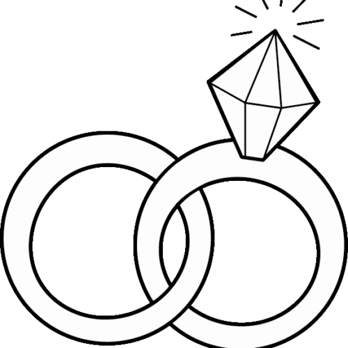 Diamond Ring Clip Art Beautiful Engagement Ring Wedding - Ring Clipart (500x500)