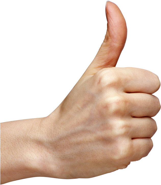 Pin Free Clipart Hands - Thumbs Up Png (736x800)
