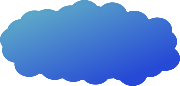 Cloud Clipart - Dark Cloud Clip Art (600x288)