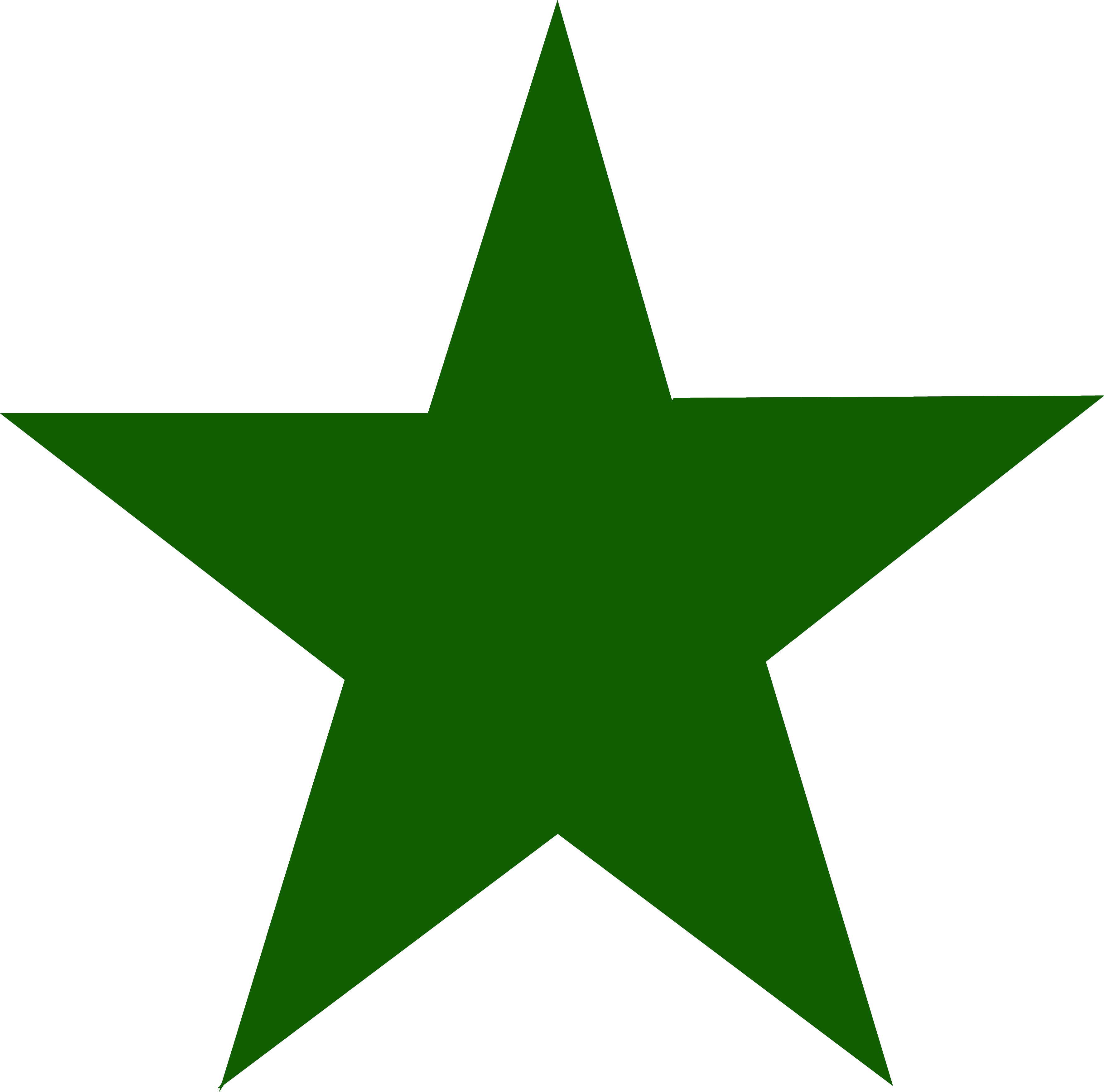 Green Clip Art - Dark Green Star Clipart (3541x3502)