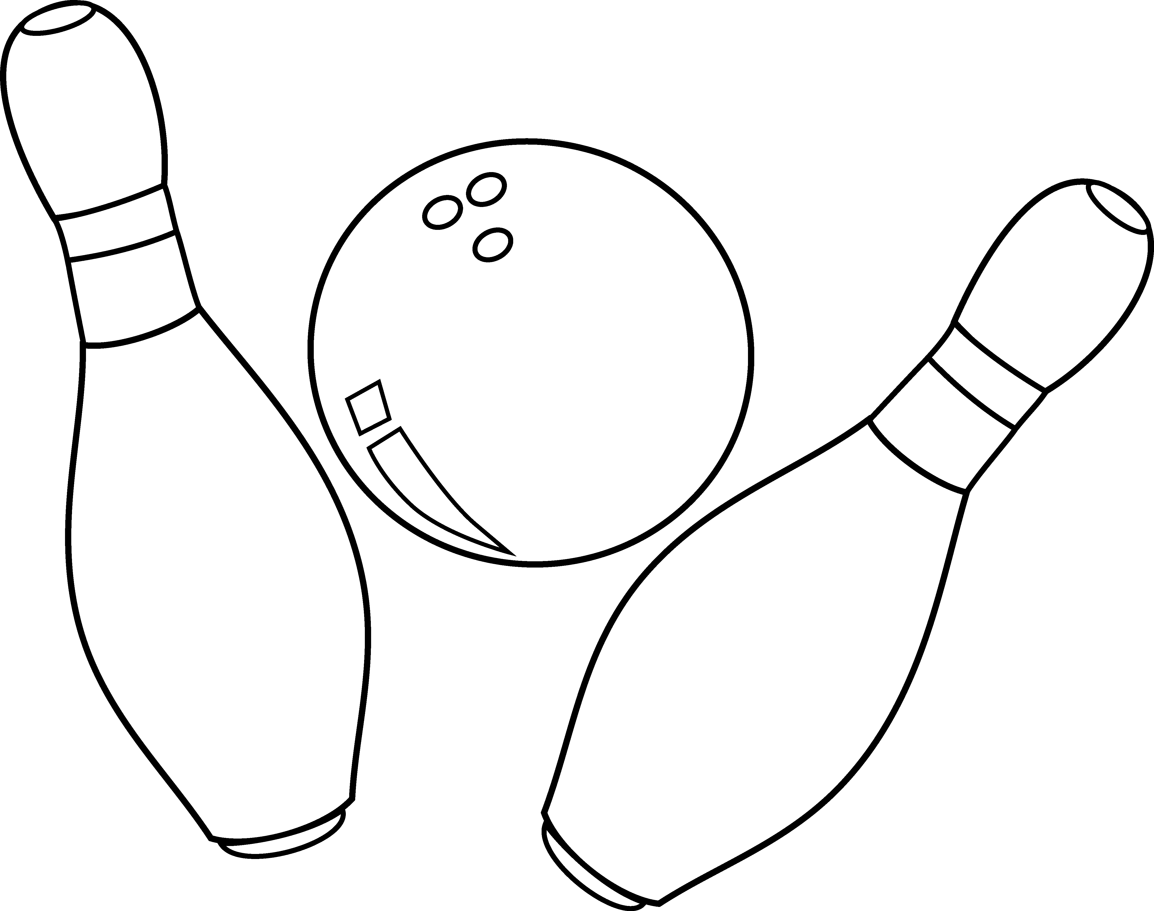 Bowling White Clipart Png (4792x3785)