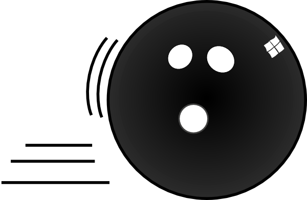 Bowling Ball Clip Art Free Vector - Bowling Ball Clip Art Free (600x391)