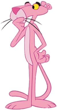 Pink Panther Thinking - Classic Pink Panther (400x400)