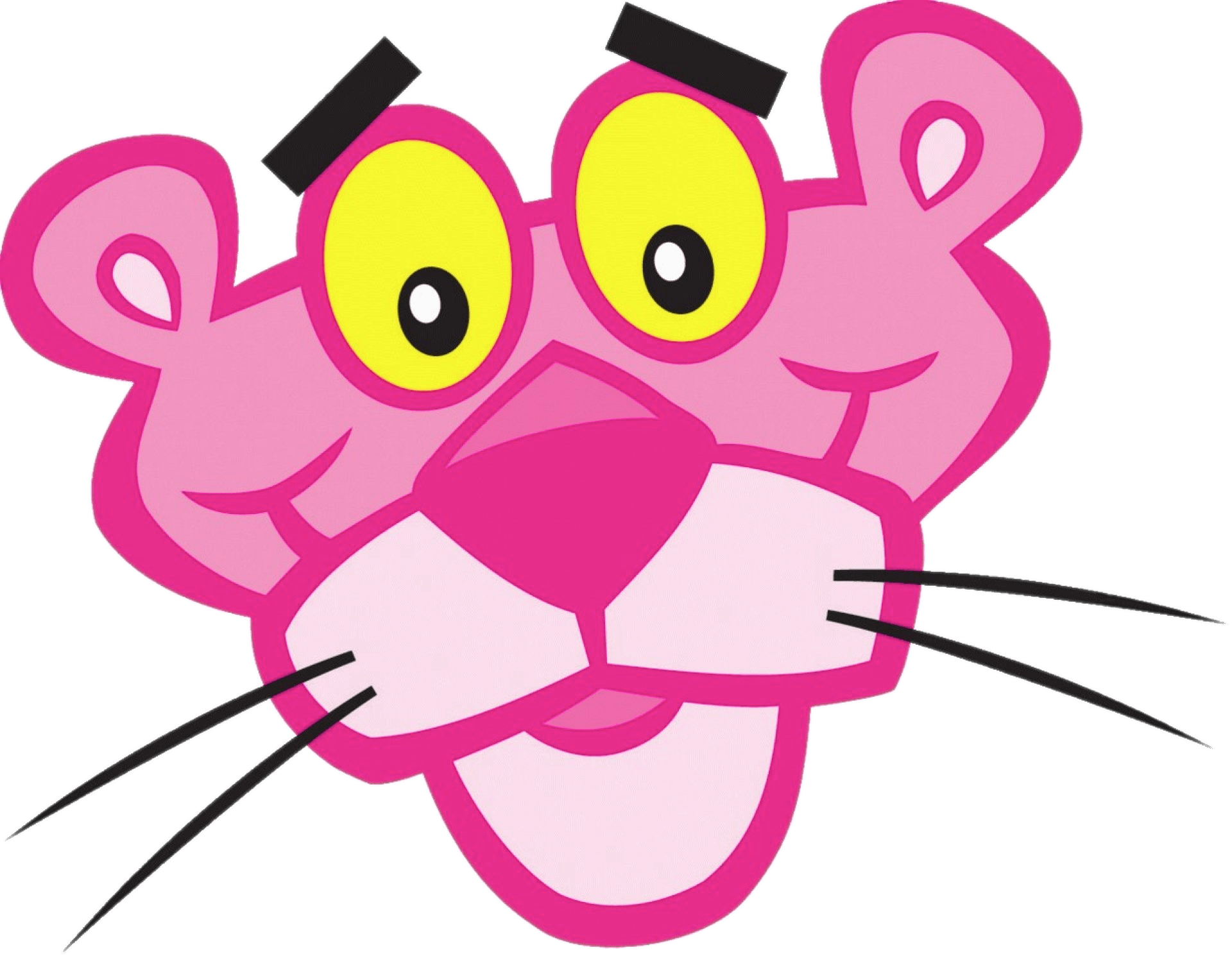 Pink Panther Face - Cartoon Characters Pink Panther (1920x1490)