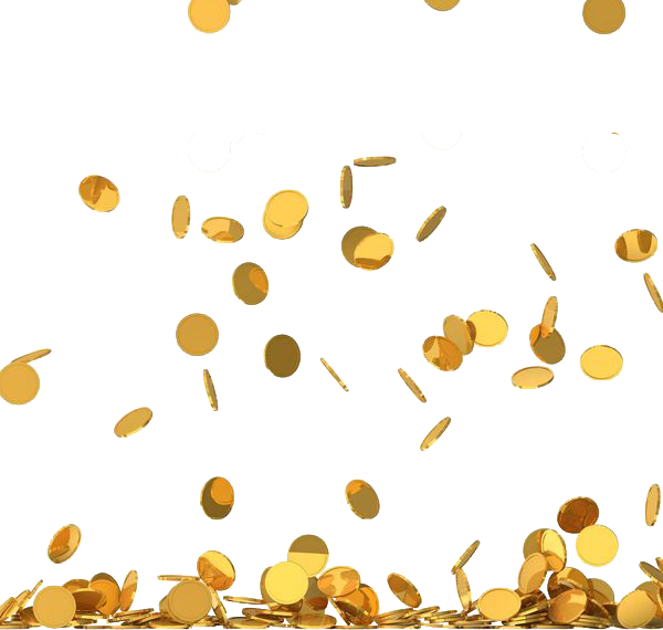 Coin Stock Photography Royalty-free Clip Art - Gold Coins Falling Png (600x570)