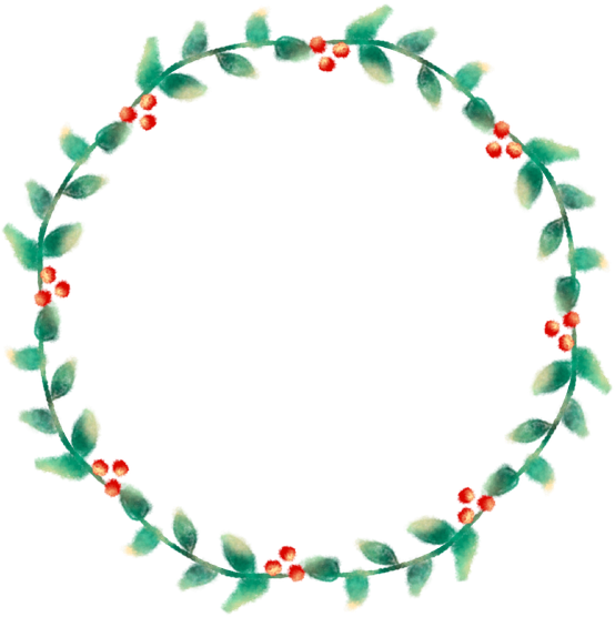 Small Wreath Cliparts 14, Buy Clip Art - Personalisierte Mitteilungs-runde Keramik Ornament (720x720)