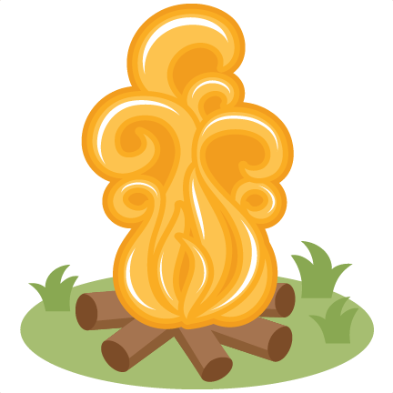 Campfire Svg Scrapbook Cut File Cute Clipart Files - Cute Campfire Clipart (432x432)