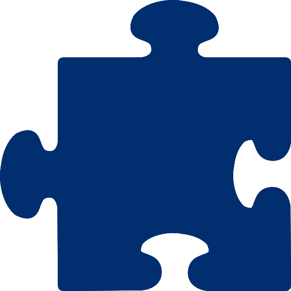 Blue Jigsaw Svg Clip Arts 600 X 600 Px - Puzzle Piece Clip Art (600x600)