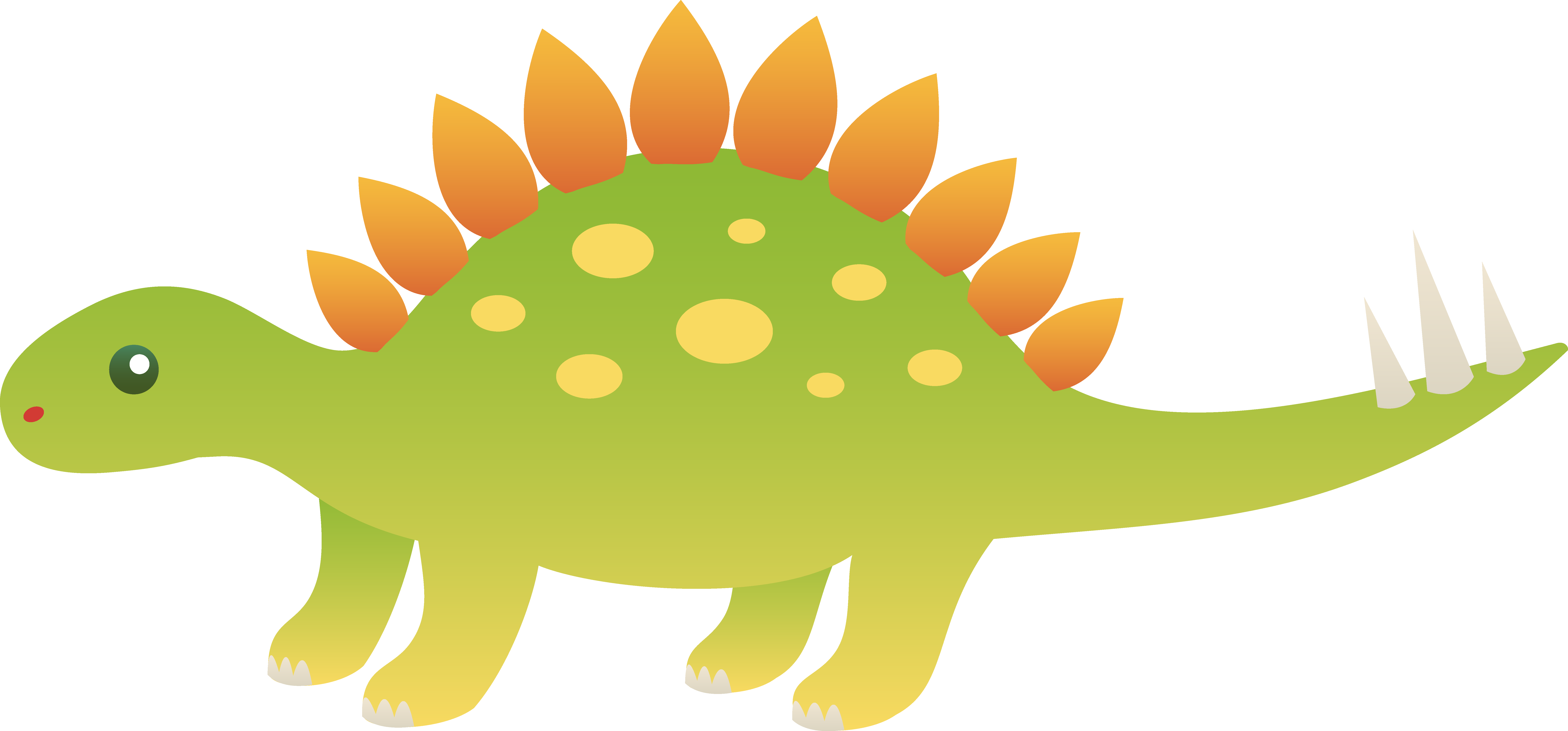 College Building Free - Stegosaurus Clip Art Png (8469x3948)