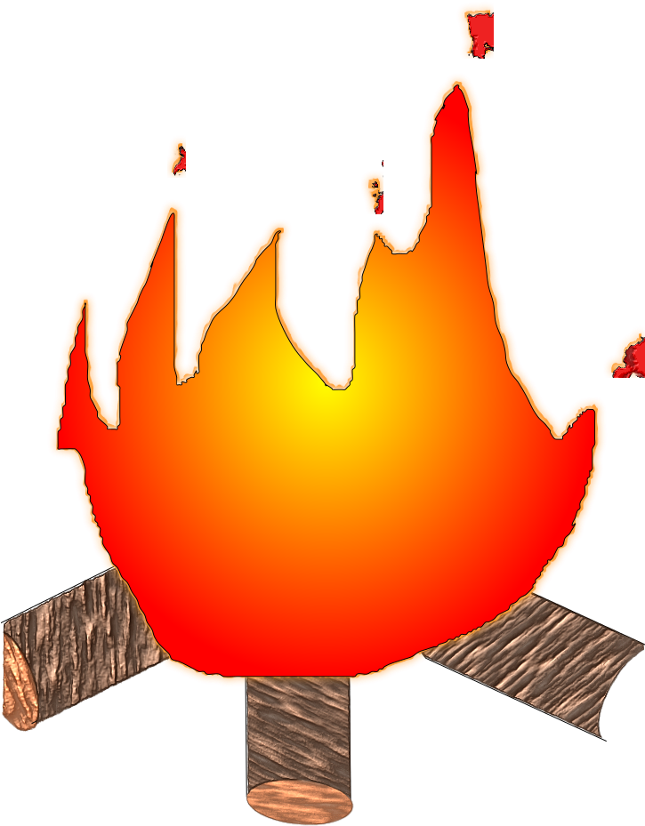 Cartoon Camp Fire - Campfire (724x1024)