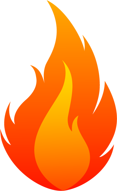 Flame Fire Clip Art - Portrait Of A Man (403x657)