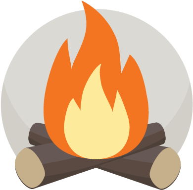 People Have Been Sharing Knowledge Through Storytelling - Campfire Union Logo (454x448)