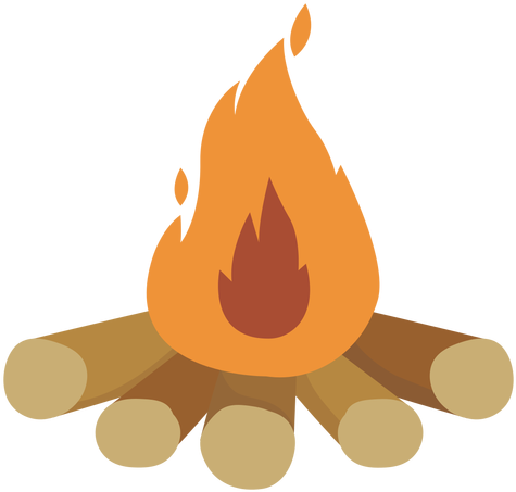 Indian Campfire Transparent Png - Bonfire Clipart (512x512)