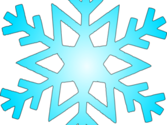 Flake Cliparts - Blue Snow Clipart (640x480)