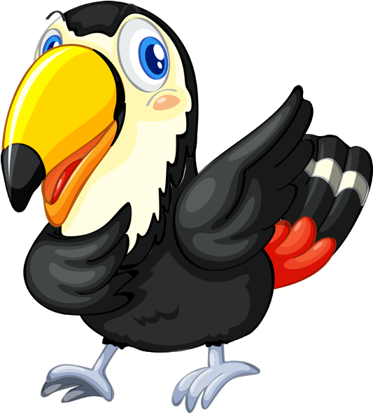 Toucan Cartoon Clipart Images Are Free To Copy For - Cartoon Toucan Transparent Background (600x600)