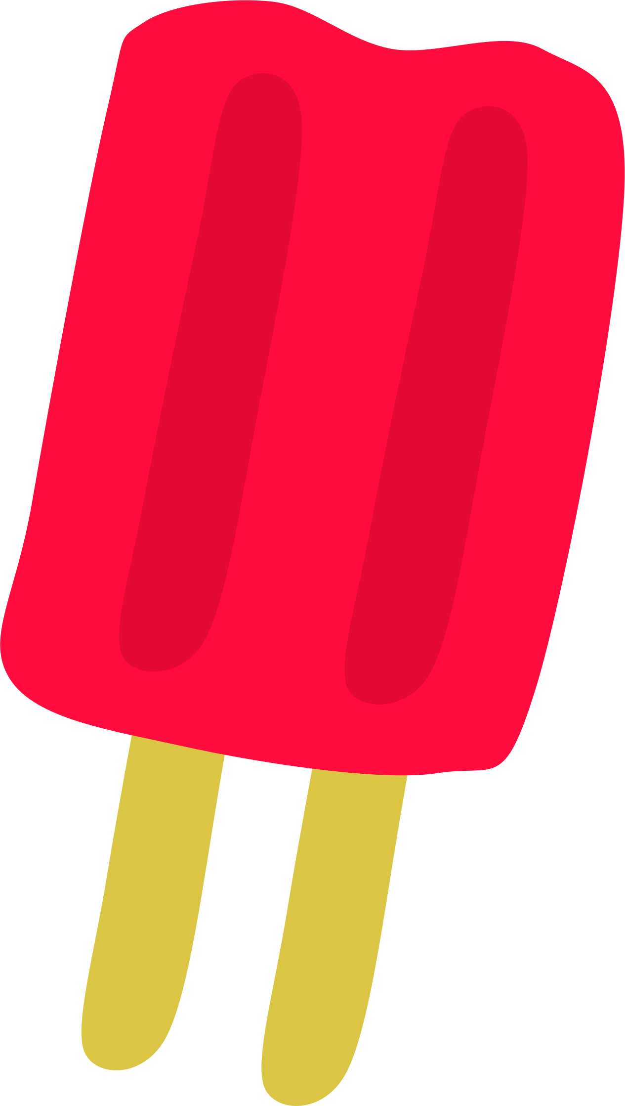 Pink Clipart Popsicle Pencil And In Color Pink Clipart - Popsicle Clipart (1265x2237)