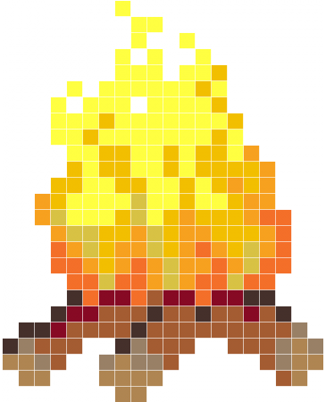 Campfire - Illustration (365x450)