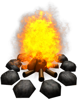 3d - Roblox Campfire (420x420)
